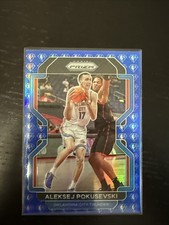 2021-22 Prizm ALEKSEJ POKUSEVSKI 75th Anniversary Blue Oklahoma City Thunder SP