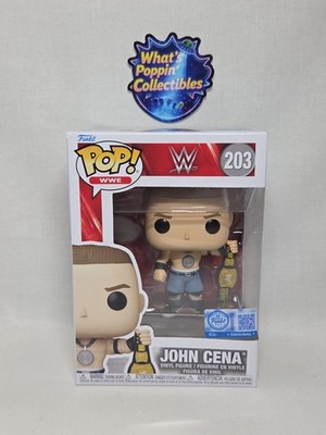 Funko Pop! Vinyl: WWE - John Cena (Exclusive) #203 Minor Box Damage W/ Protector