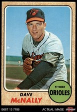 1968 Topps #478 Dave McNally Orioles 7 - NM