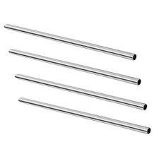4 PCS 3/8 Inch OD 12 Inch Length 304 Stainless Steel Round Tube Weldable Pipe