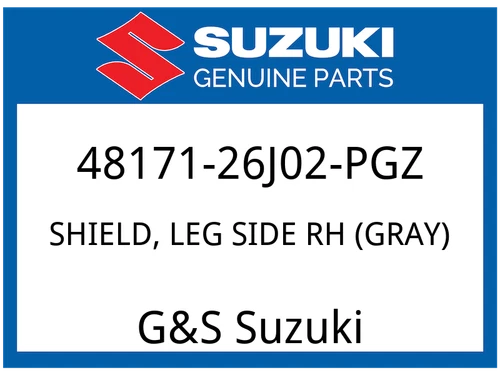 SHIELD, LEG SIDE RH (GRAY)