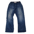 Life Nature Love Jeans Sz L  x 28 Blue Denim Elastic Waist Pockets 100% Cotton — photo 1