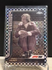 2025 Topps Chrome Formula 1 - F1 Legends James Hunt #155 Checker Flag Refractor