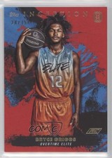 2021-22 Topps Inception OTE Overtime Elite Red 28/75 Bryce Griggs #49 1n4