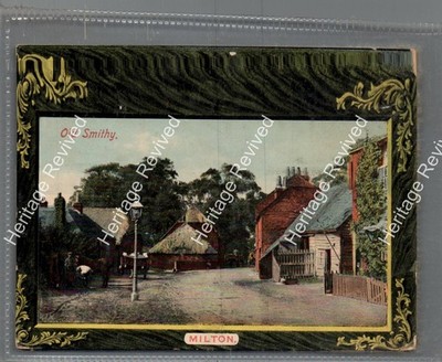 VINTAGE MILTON PORTSMOUTH HANTS ALTE SCHMIEDE J WELCH SÖHNE KÖNIG EDWARD VII VERSCHICKT