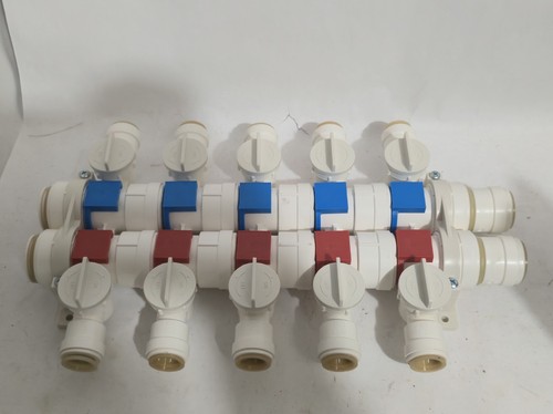 P-10port 10-port Quick Connect Pex Manifold With Valves, End Plug & Label Plates - Picture 9 of 12