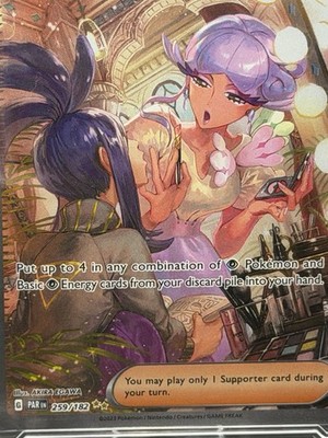Tulip SAR #259 Paradox Rift ZGA 10 Gem Mint Pokemon Trainer