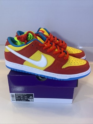 Nike SB Dunk Low Pro Bart Simpson Size 10 Dead Stock New with Extra Laces 2022