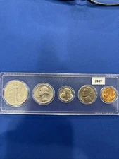 1947 US Mint Coin Set Affordable Great Gift Unique Present 90% Silver Investment