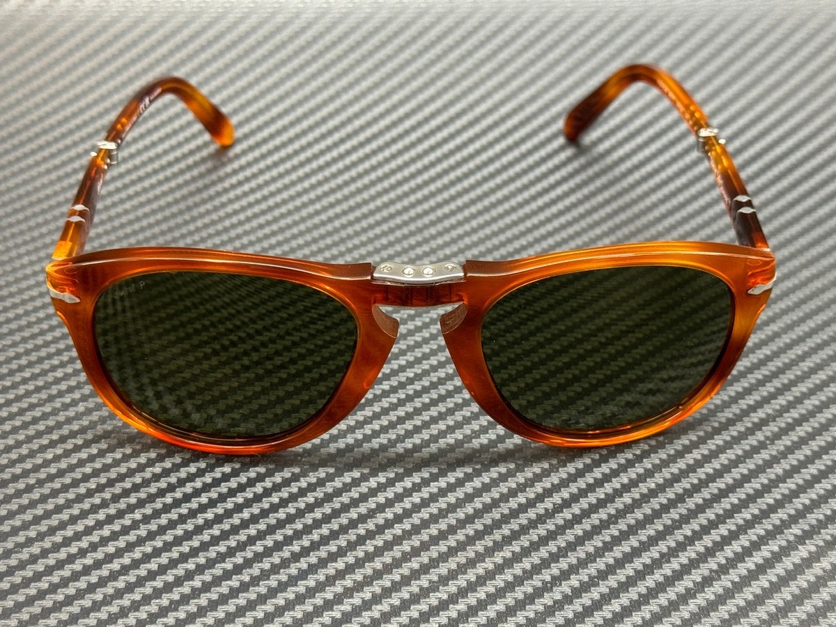 PERSOL PO0714SM 96 P1 Terra Di Siena Green Polarized Steve McQueen