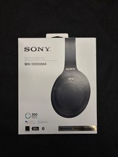 SONY HEADPHONES WH-1000XM4 BLACK WITH BOX, CASE, & CABLES