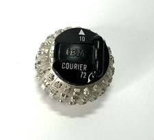 IBM Selectric Typewriter Typeball Courier 72 Font Golf Ball Element Vintage