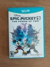 Wii U Epic Mickey 2 The Power of Two -  Disc & Case included