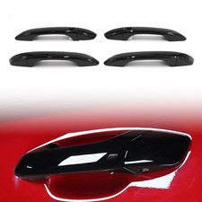 Glossy Black Door Handle Cover Overlay 4pcs For Kia Stinger 2018-2023 Abs Trim Glossy Black Door Handle Cover Overlay 4pcs For Kia Stinger 2018-2023 Abs Trim