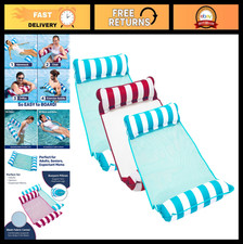 4-in-1 Monterey Hammock Pool Float - Water Hammocks for Adults  Kids - Multipac