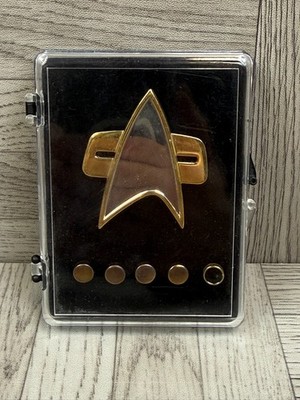 Star Trek - DS9/Voyager - Communicator & Rank Pips Set