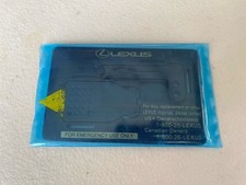 Oem 2004-2006 Lexus Ls430 Ls Smart Key Emergency Replacement Card Transponder 