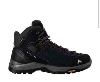 McKINLEY Kalana MID AQX Damen Wanderschuhe AQUAMAX Vibram 38 Blau/Grau/Pink NEU!