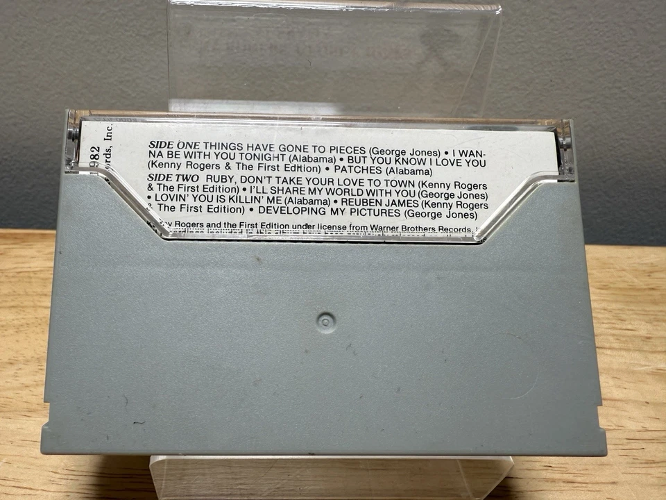 Kenny Rogers George Jones Alabama And The First Edition Cassette Audio Music Foto 3 de 4