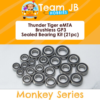 Thunder Tiger eMTA Brushless GP3 - 21 Pcs Rubber Sealed Bearings Kit