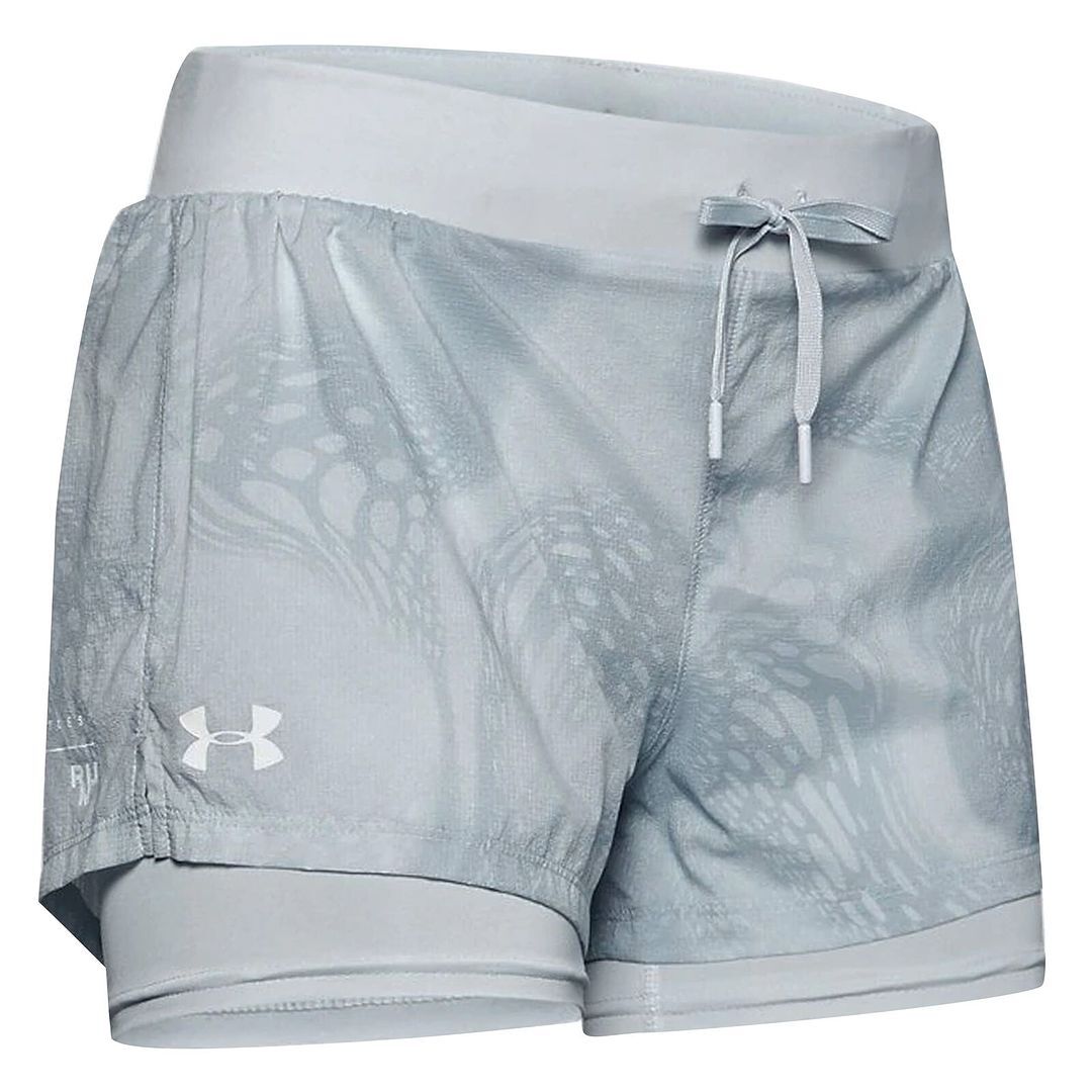 Under Armour Speedpocket Weightless 2in1 Womens Grey Shorts UK