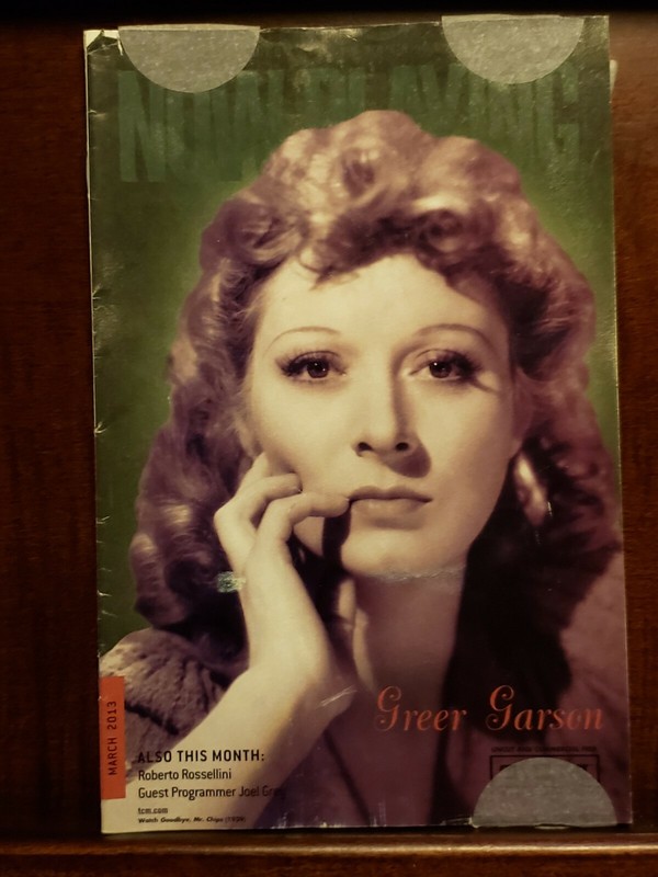 GREER GARSON  "TCM" NOW PLAYING MARCH 2013,  ROBERTO ROSSELLINI  ~GUEST