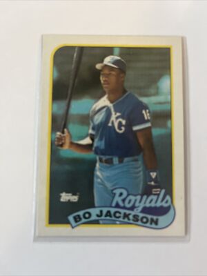1989 Bo Jackson Topps Baseball #540 Kansas City Royals | eBay