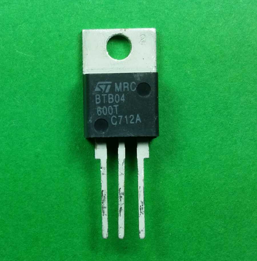 STMICROELECTRONICS BTB04-600SL Triac, 600 V, 4 A, TO-220AB, 1.3 V, 35 A, 15 MA - Foto 9