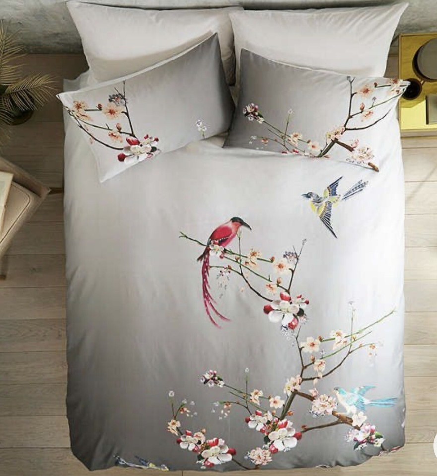 New Ted Baker Flight Of The Orient F/Queen Cotton Duvet set. eBay