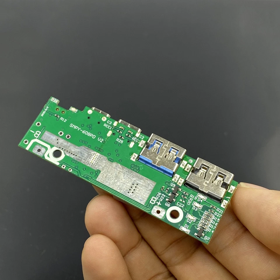 QC 3.0 Fast Charging Charger Module PD Type-C USB Lithium Li-ion 18650 Battery - Image 3 of 3