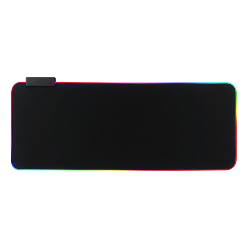 RGB LED Gaming Mouse Pad with 4 USB Ports for PC Laptop-image
