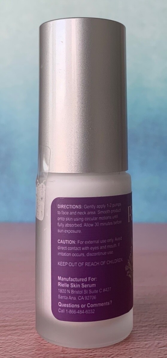 RIELLE SKIN Anti Aging Serum w/Antioxidants .50z **AUTHENTIC