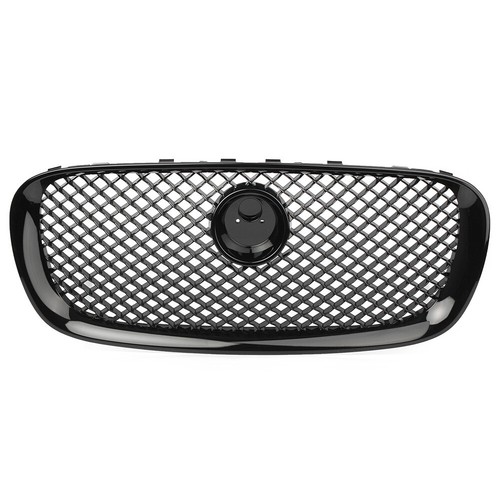 Parrilla delantera ABS para Jaguar XF 2008 2009 2010 2011 negra - Imagen 2 de 9