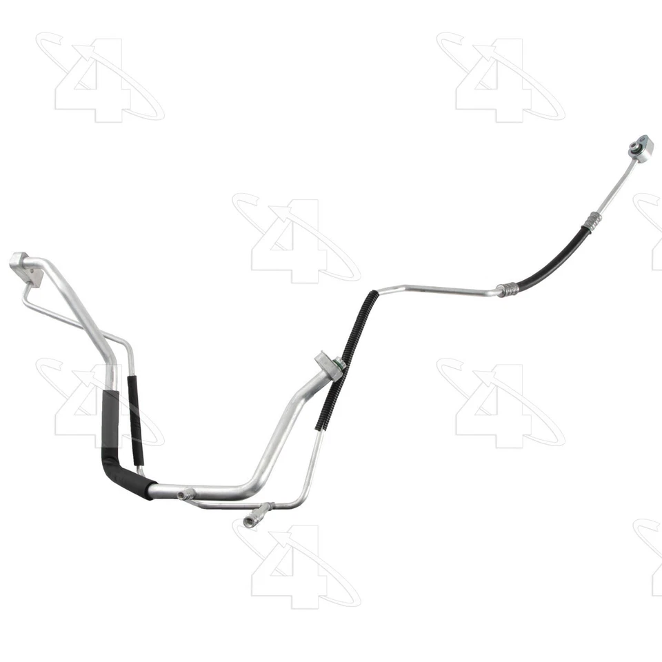 Conjunto de manguera de línea líquida y succión de aire acondicionado 4 estaciones para Ford F-150 2009-2010 Foto 3 de 4