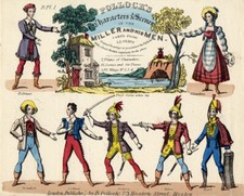 Toy Theatre Play - Pollock's Miller & His Men - Printed in Tuppence Coloured