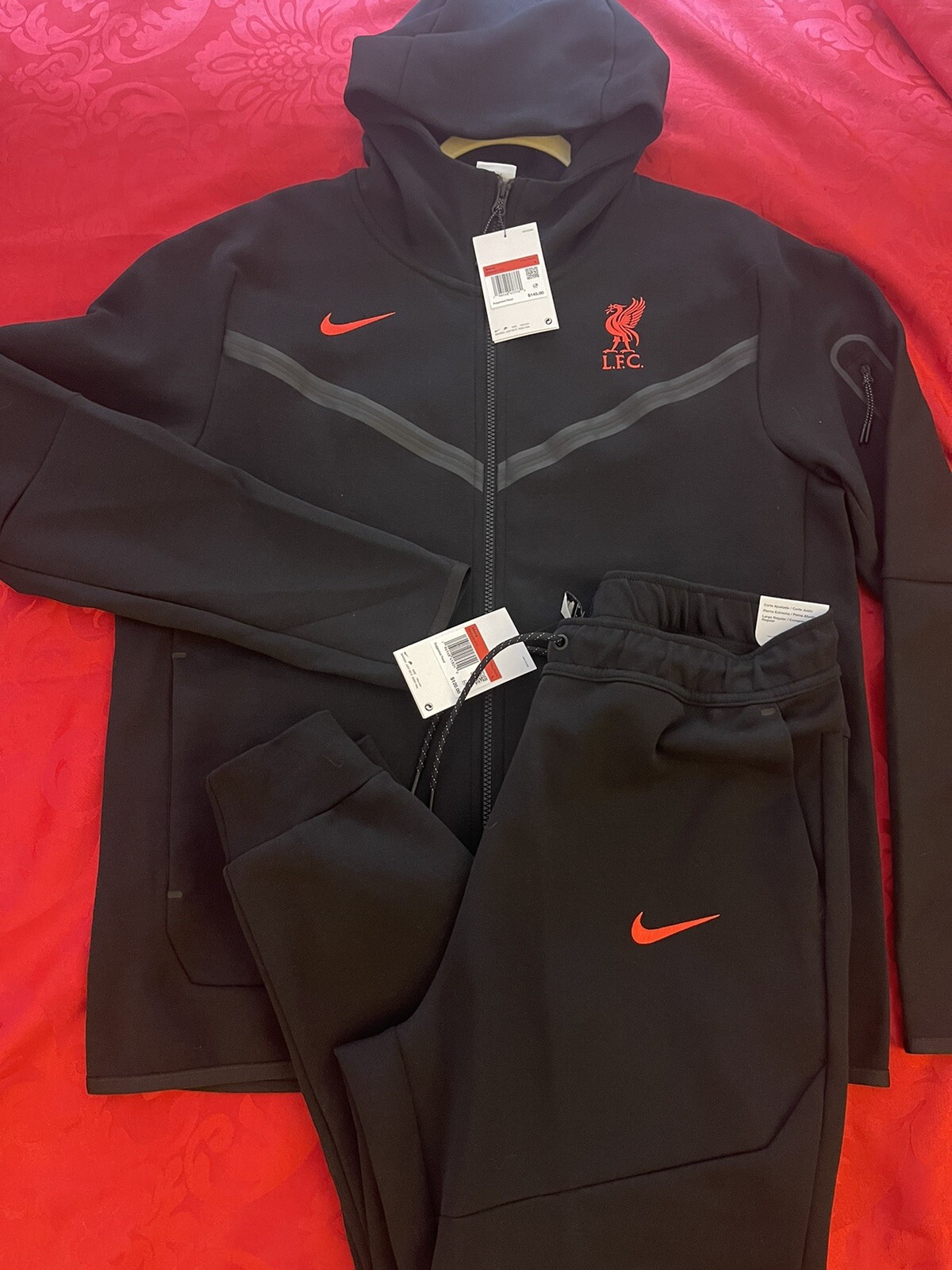 Nike Tech Fleece Liverpool Tracksuit SET Size Large DN3090 DN3085 010 |  Inox Wind