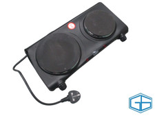 UTEN DOUBLE HOTPLATE STAINLESS STEEL 5 LEVELS THERMOSTAT CONTROL - USED - GOOD