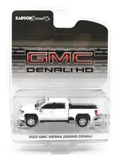 1:64 GreenLight *WHITE* 2022 GMC Sierra 2500HD Denali Crew Cab Pickup *NIP*