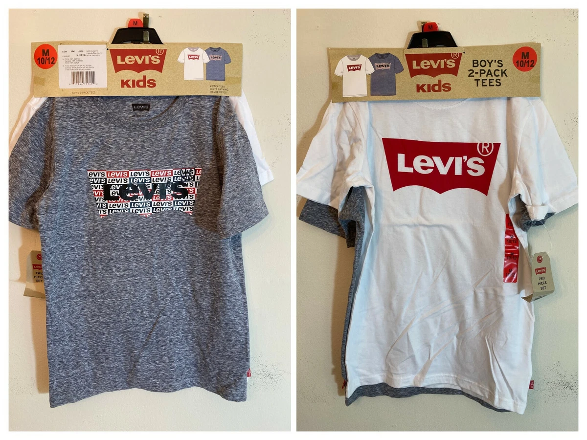 NEW BOYS LEVI&#039;S GRAPHIC TEE T 2 PIECE SET | eBay