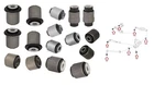 Rear Control Trailing Arm Hub Knuckle Bushes Bushings for Infiniti FX35 FX45