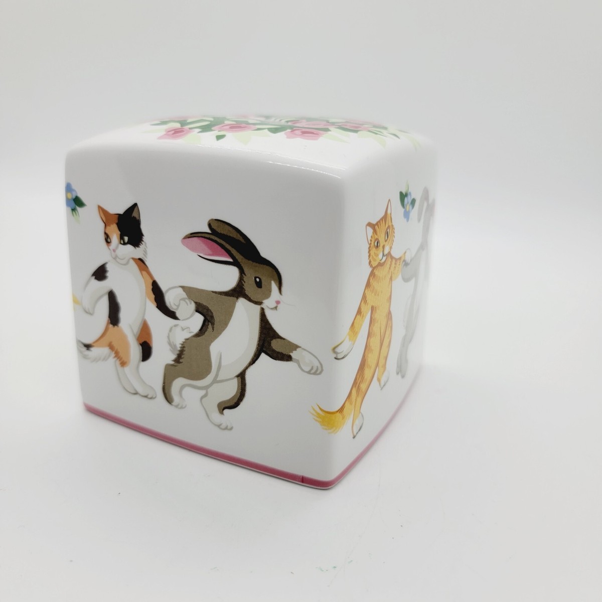 Vintage 1992 Tiffany & Co Kids Playground Ceramic Coin Bank Japan