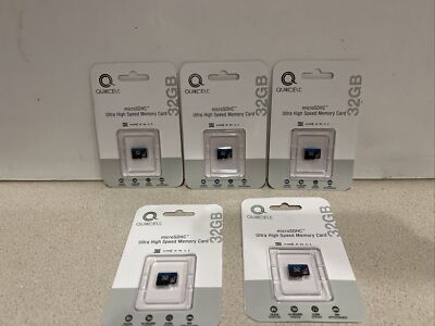 5   QUICKCELL 32GB MICROSDHC ULTRA HIGH SPEED MEMORY CARD MICRO SD CARDS