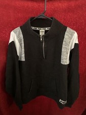 pink victoria s secret half zip pullover size Medium