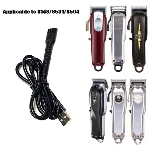 5V USB Charging Cable Electric Hair Clippers Power Supply For 8148/8591/85IA - Photo 3/8