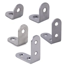 L Shape 10x Stainless Steel Right Angle Bracket Corner Brace Joint Shelf Support