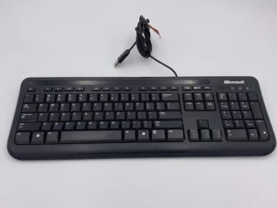 Microsoft Keyboard 400 Model X818767-034 Wired USB Black With Media Keys