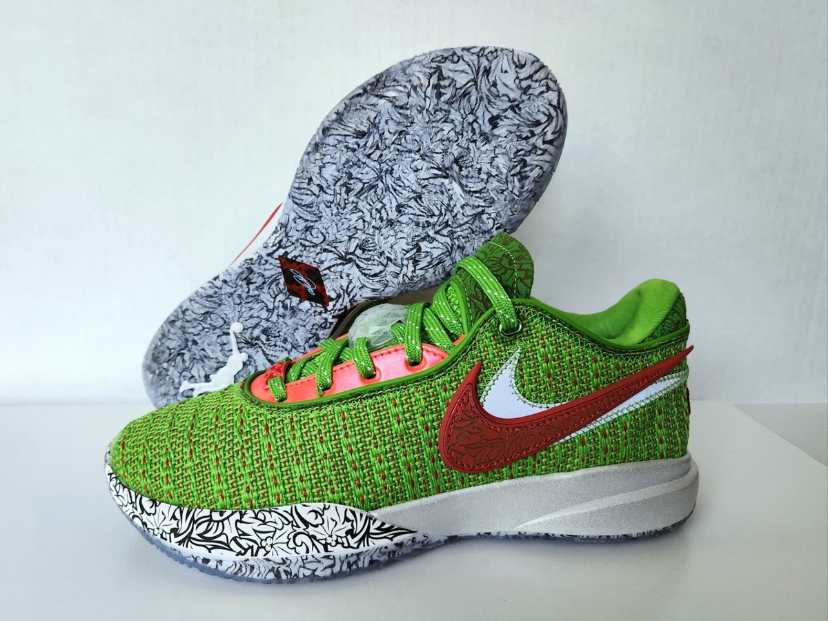 Nike LeBron 20 XX Stocking Stuffer Grinch FJ4955-300 Mens Size 8  