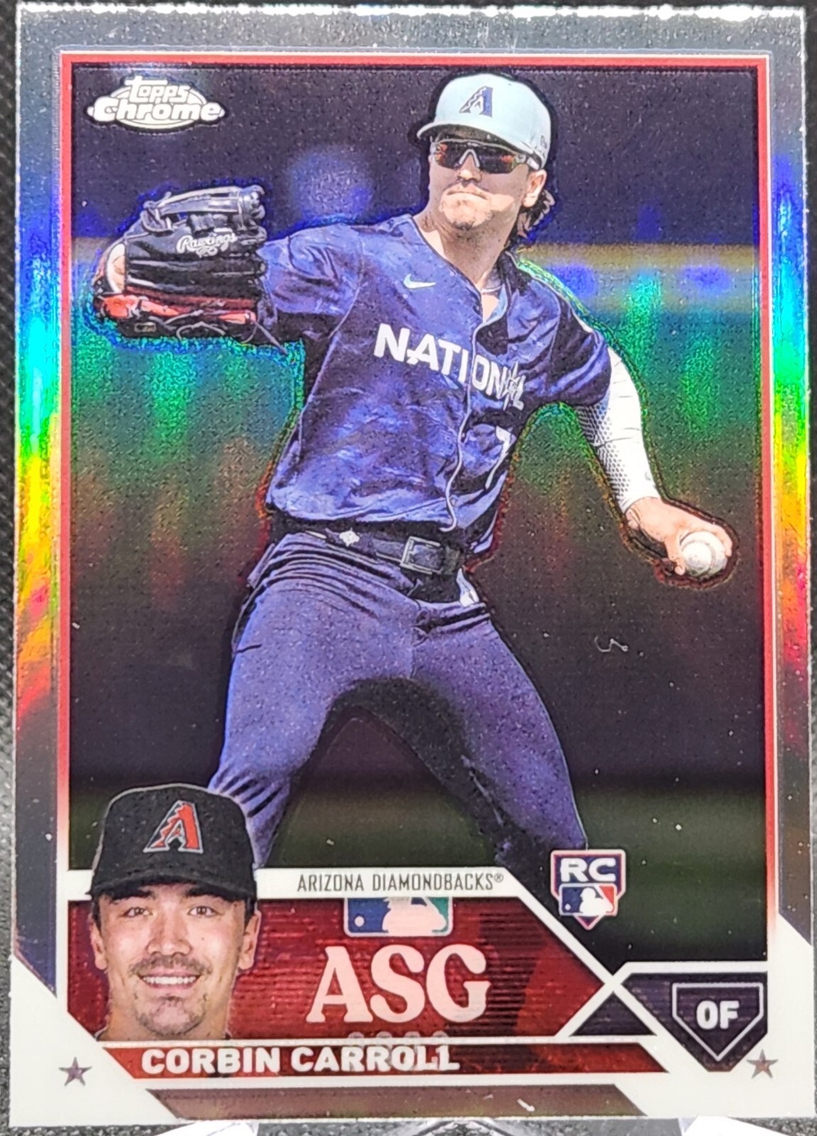 2023 Topps Chrome Update Corbin Carroll RC #ASGC-34 All-Star Game Diamondbacks