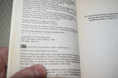 Dies the Fire by S. M. Stirling (1st Edition/First Print, The Change #1) - Picture 7 of 7