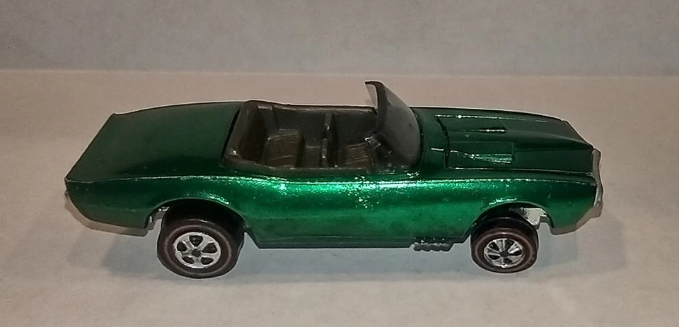 Vintage Mattel Hot Wheels Redline Custom Firebird. Color Metallic Green. - Image 2 of 4